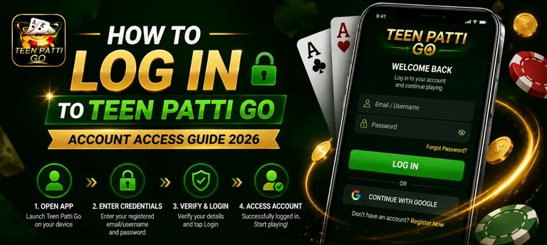 How to log in to Teen Patti Go