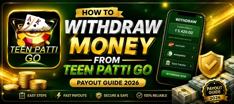 How to withdraw money from Teen Patti Go
