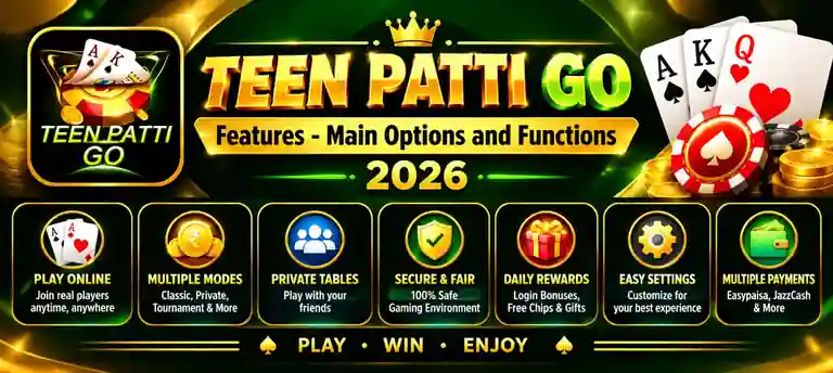 Teen Patti Go Features